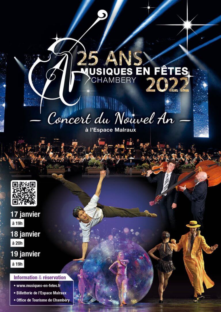 Le Concert du Nouvel An à Chambéry - Musiques en Fêtes à l'Espace Malraux