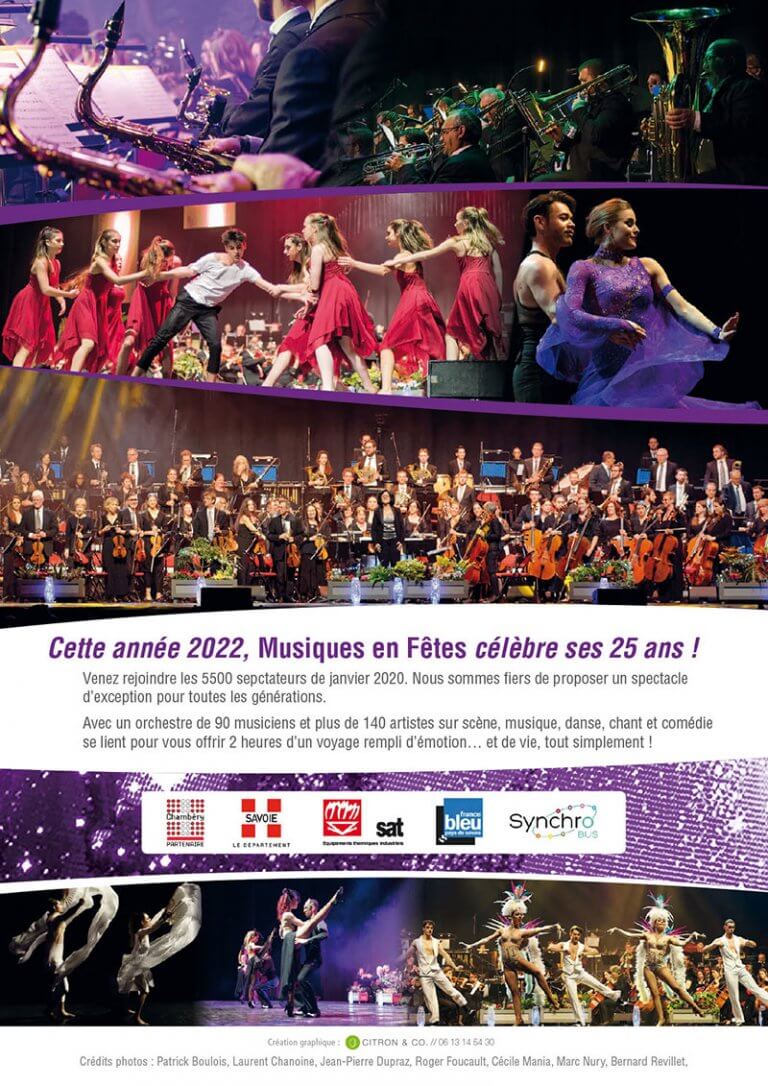 Concert du Nouvel An au théâtre Malraux (Chambéry) par Musiques en Fêtes